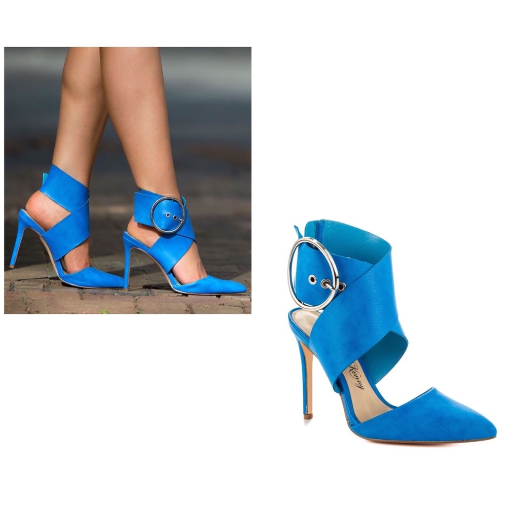 Women Heels Blue by Penny Love Kenny. NWOT 🚨🚨🚨SOLD🚨🚨